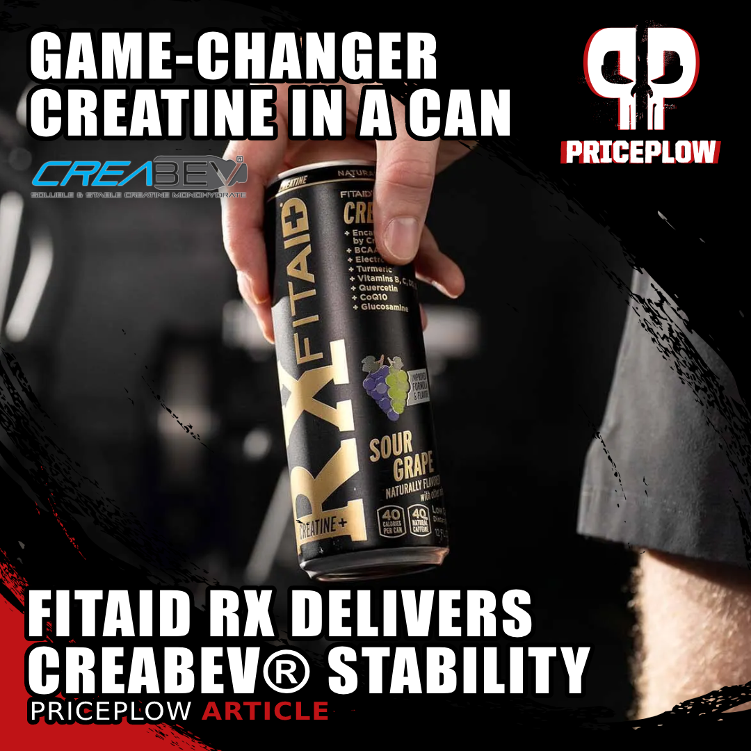 FitAid RX: The First RTD with Beverage-Stable Creatine from CreaBev® Technology