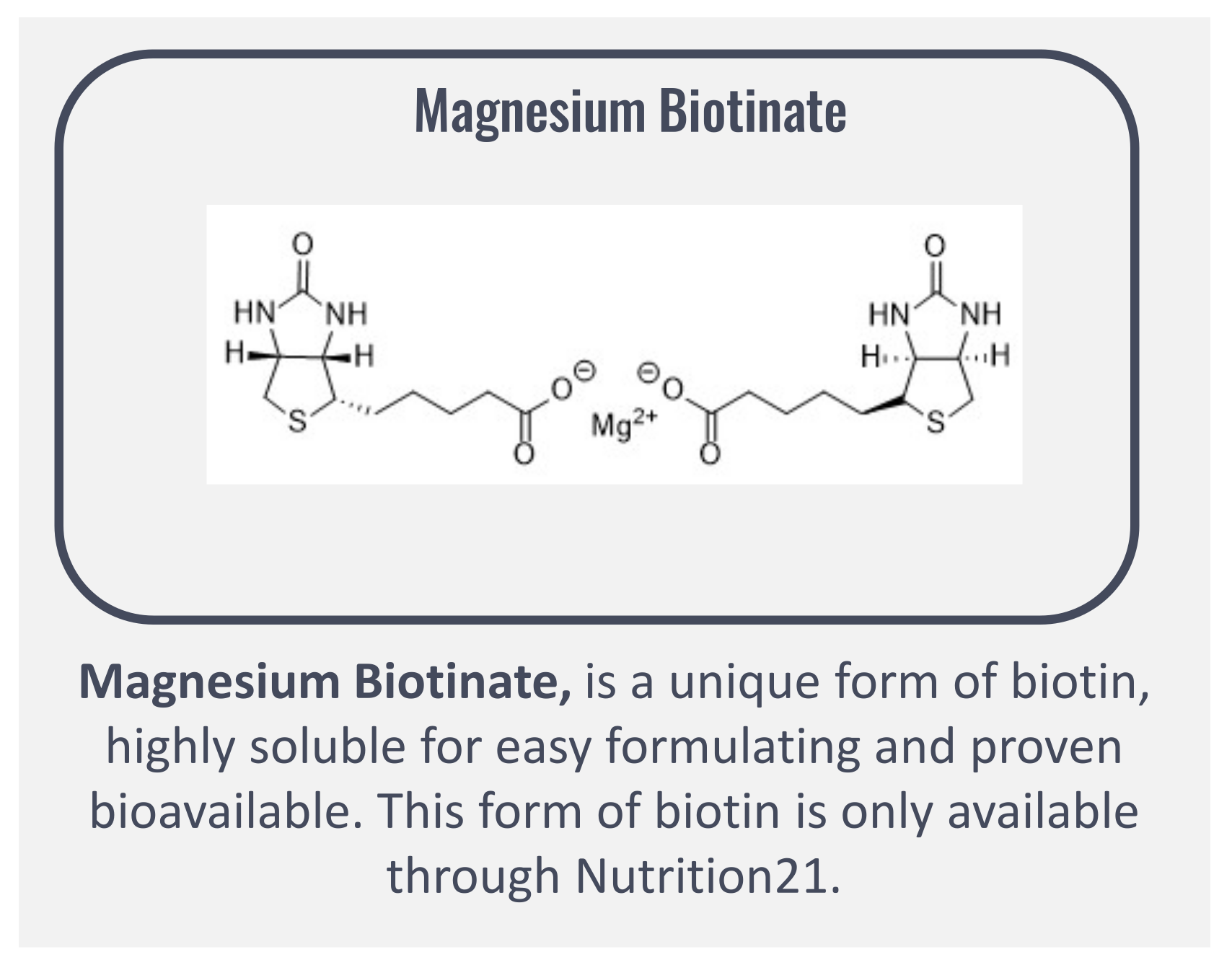 Magnesium Biotinate