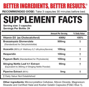 Magnum Nutraceuticals E-Brake Ingredients