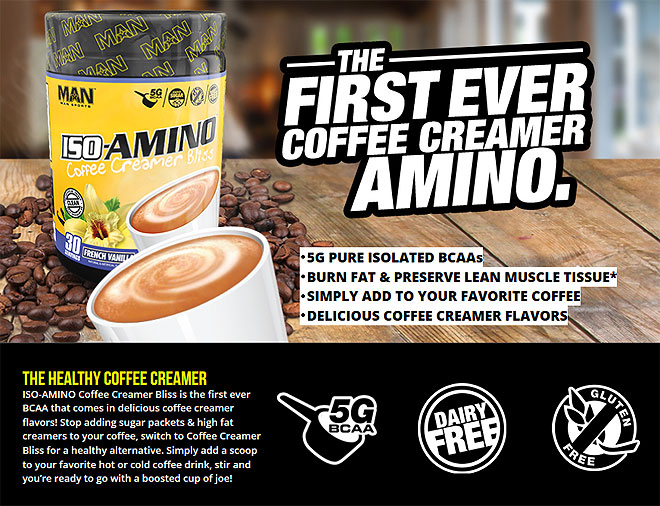 MAN Sports ISO-Amino Coffee Creamer Info
