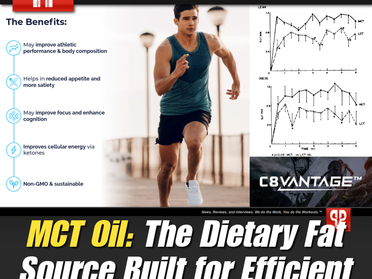MCT Oil: The Dietary Fat Source Built for Efficient Energy