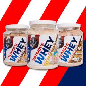 Merica Labz Patriot's Whey Flavors