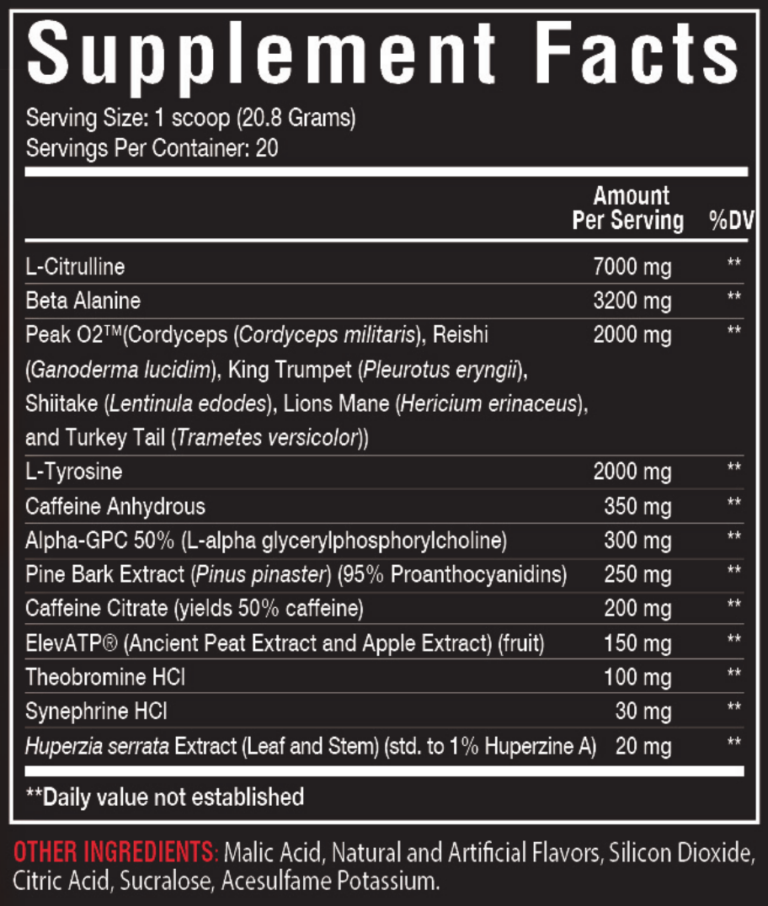 Merica Labz Castle Bravo The Thermonuclear Bomb of PreWorkouts