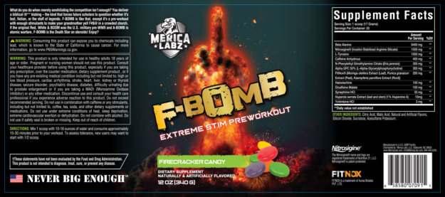 Merica Labz F-Bomb Label