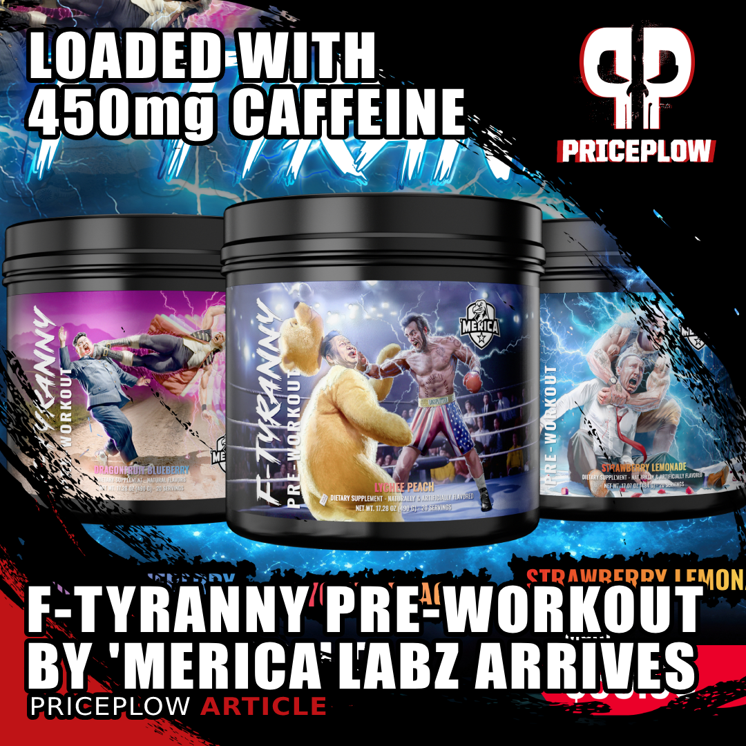 Merica Labz F-Tyranny: Zero F#CKS Given Pre-Workout Delivers 450mg Caffeine