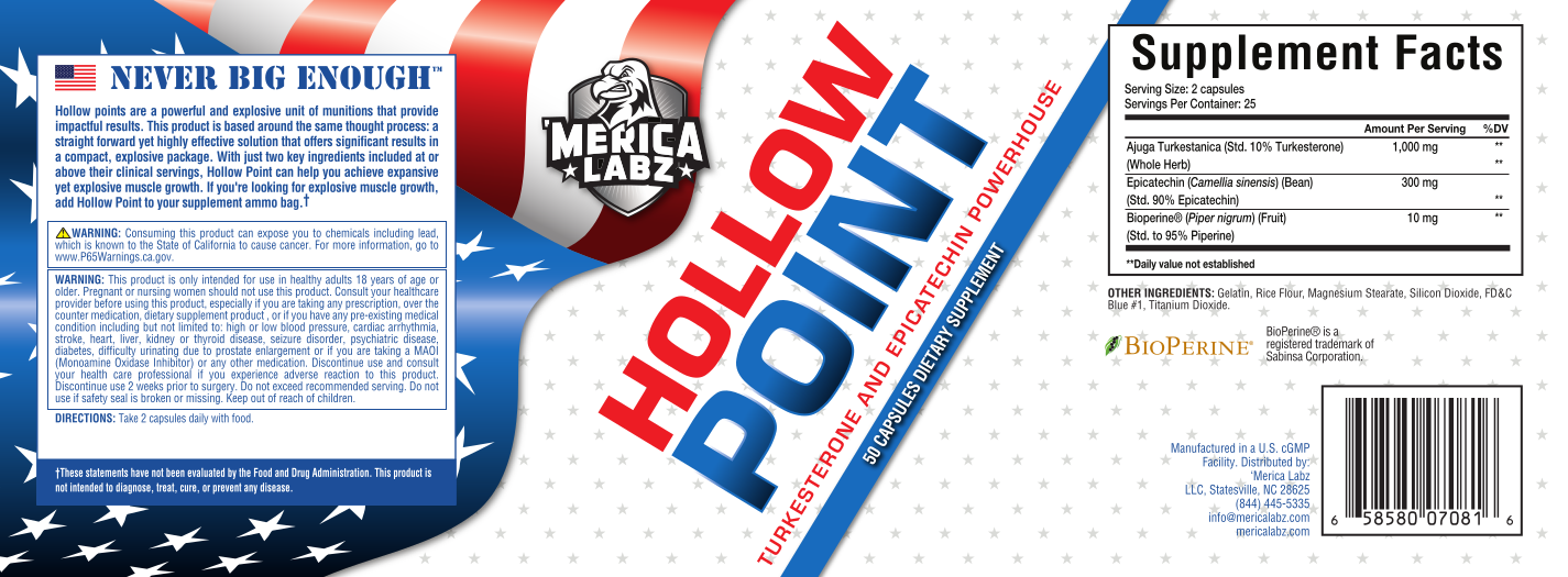 Merica Labz Hollow Point Label