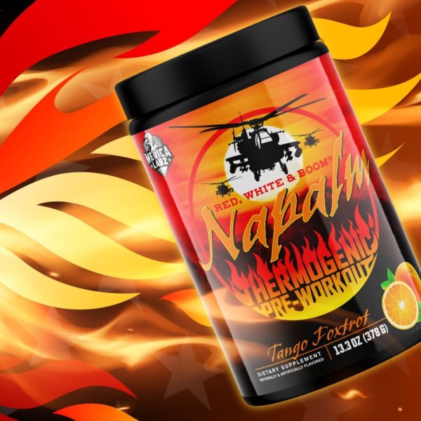 Merica Labz Napalm Red White Boom A Thermogenic Pre Workout