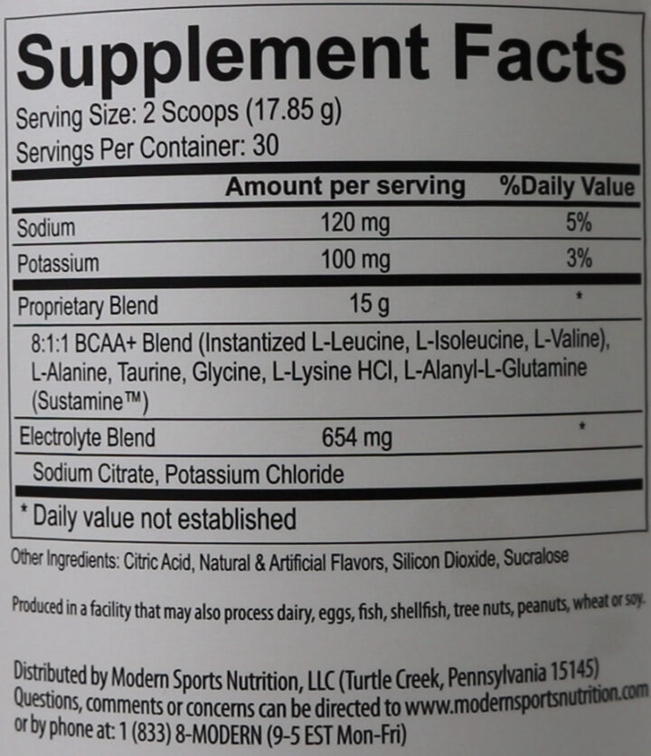 Modern BCAA is BACK The Formula, The Flavors, The LEGACY