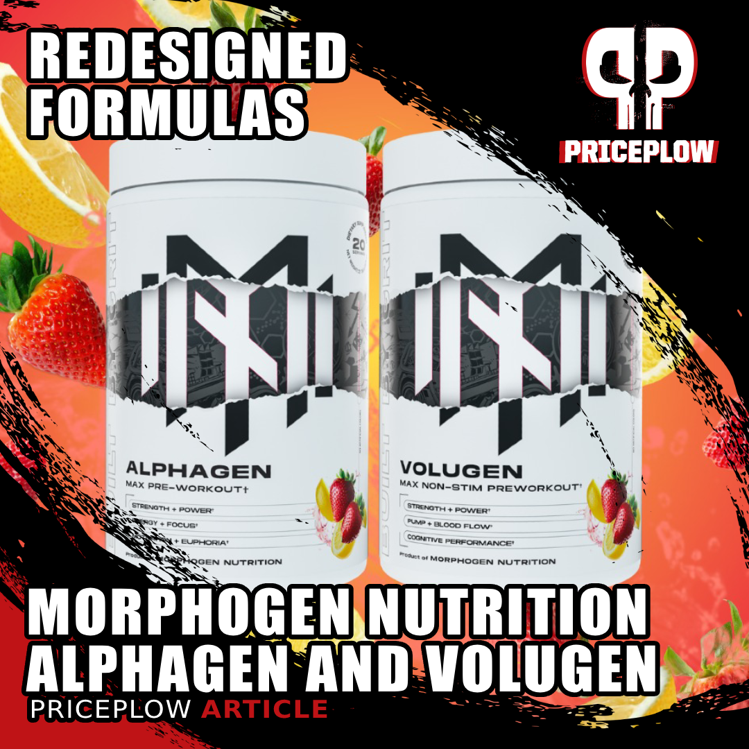 Morphogen Nutrition Launches New ALPHAGEN and VOLUGEN: The Ultimate Pre-Workout Duo