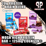 MOSH High Protein Bar at Target: 20g Protein, Creatine, and 125mg Cognizin® Citicoline
