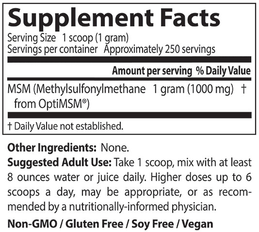 MSM Ingredients