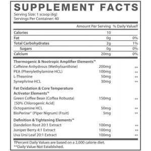 Muscle Elements 212 Ingredients Powder