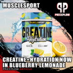 Musclesport Creatine + Hydration Blueberry Lemonade