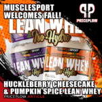 Muscleport Fall 2024: Pumpkin Spice Huckleberry Cheesecake Lean Whey