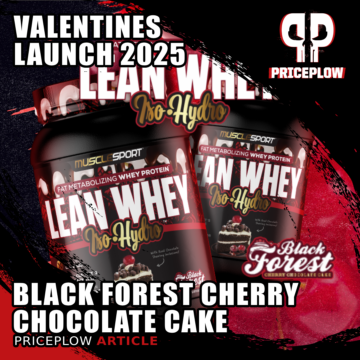 MuscleSport Launches Black Forest Cherry Chocolate Cake Lean Whey for Valentine’s Day 2025