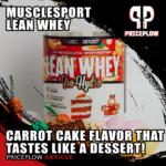 MuscleSport Lean Whey Carrot Cake