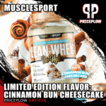 Musclesport Lean Whey Cinnamon Bun Cheesecake