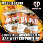 MuscleSport Lean Whey Peach Cobbler