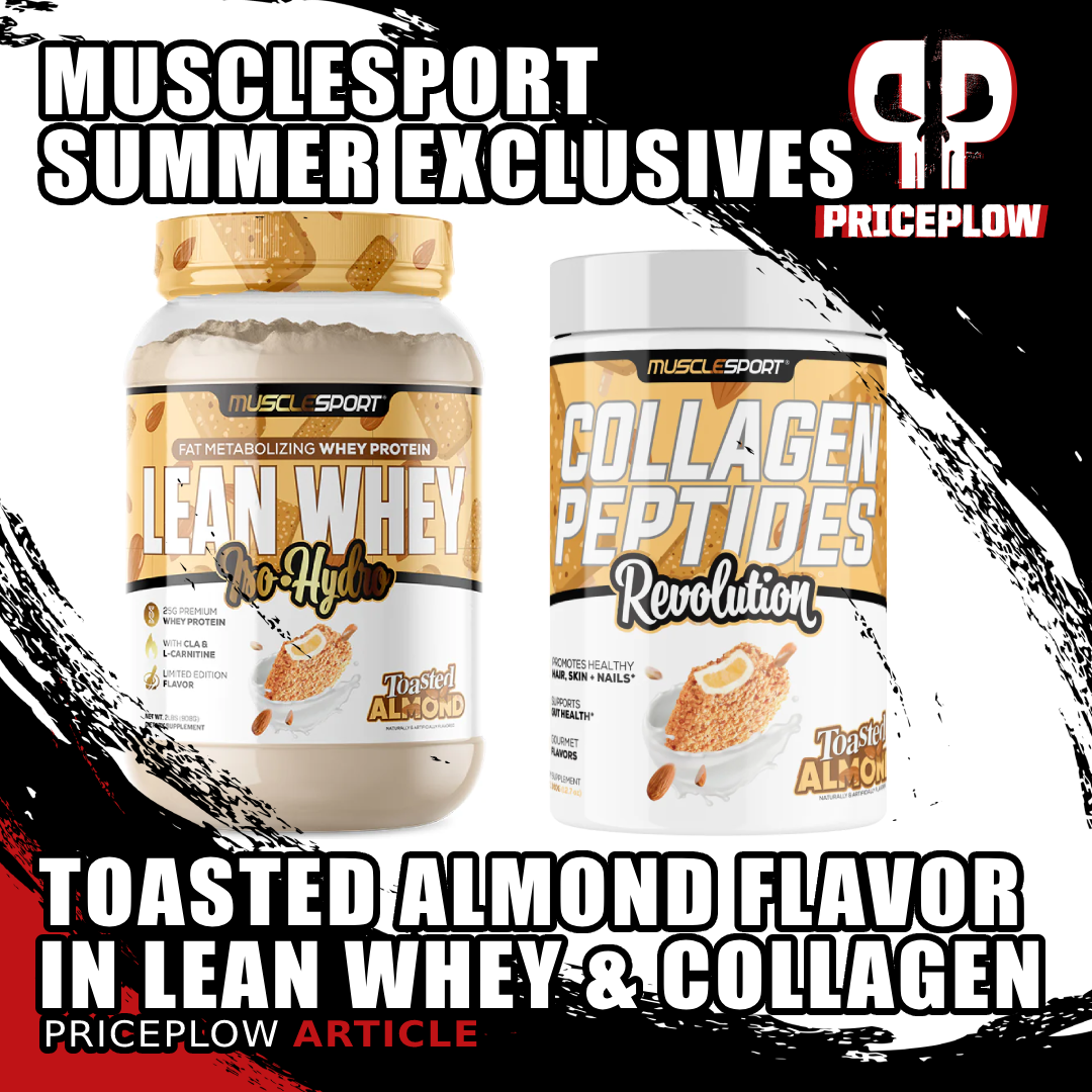 MuscleSport Lean Whey and Collagen Toasted Almond