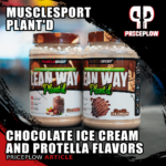 MuscleSport Lean Way Plant'd Protella and Ice Cream Flavors