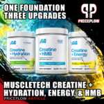MuscleTech Creatine Line: Creatine + Hydration, Energy, and HMB in a Cleaner Lineup