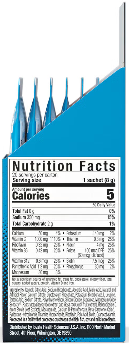 MuscleTech EFF'N Hydrate! Ingredients