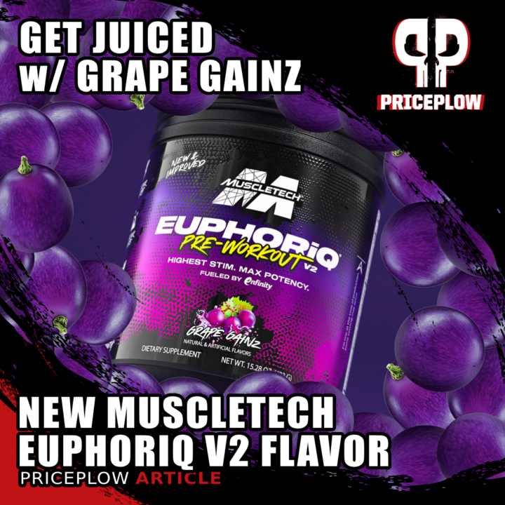 MuscleTech Gets Juiced with New Grape Gainz EuphoriQ V2 Flavor