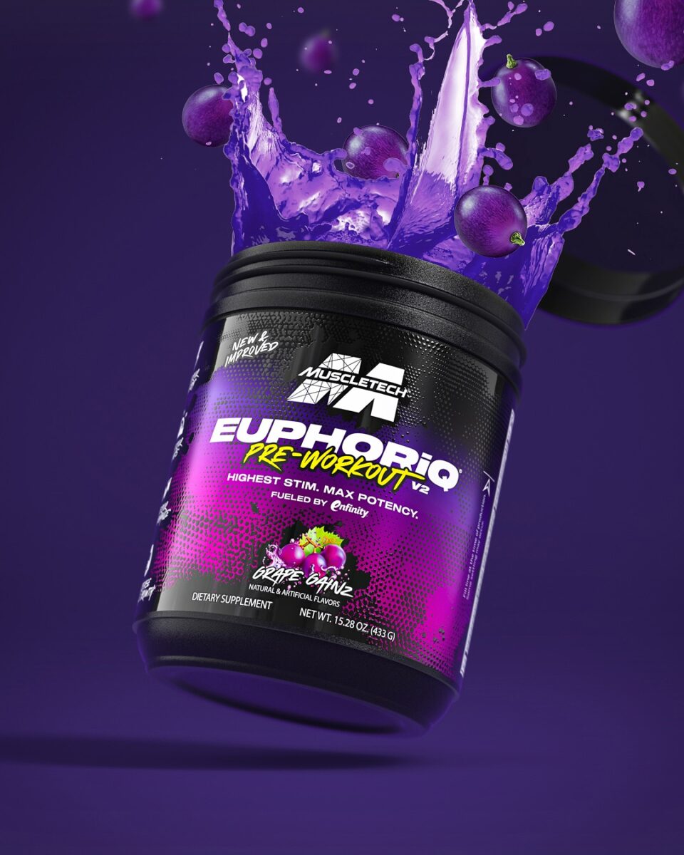 MuscleTech Gets Juiced with New Grape Gainz EuphoriQ V2 Flavor