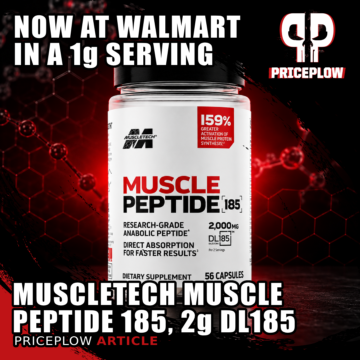 MuscleTech Muscle Peptide 185: New Name, Walmart Dose, and DL185 Research