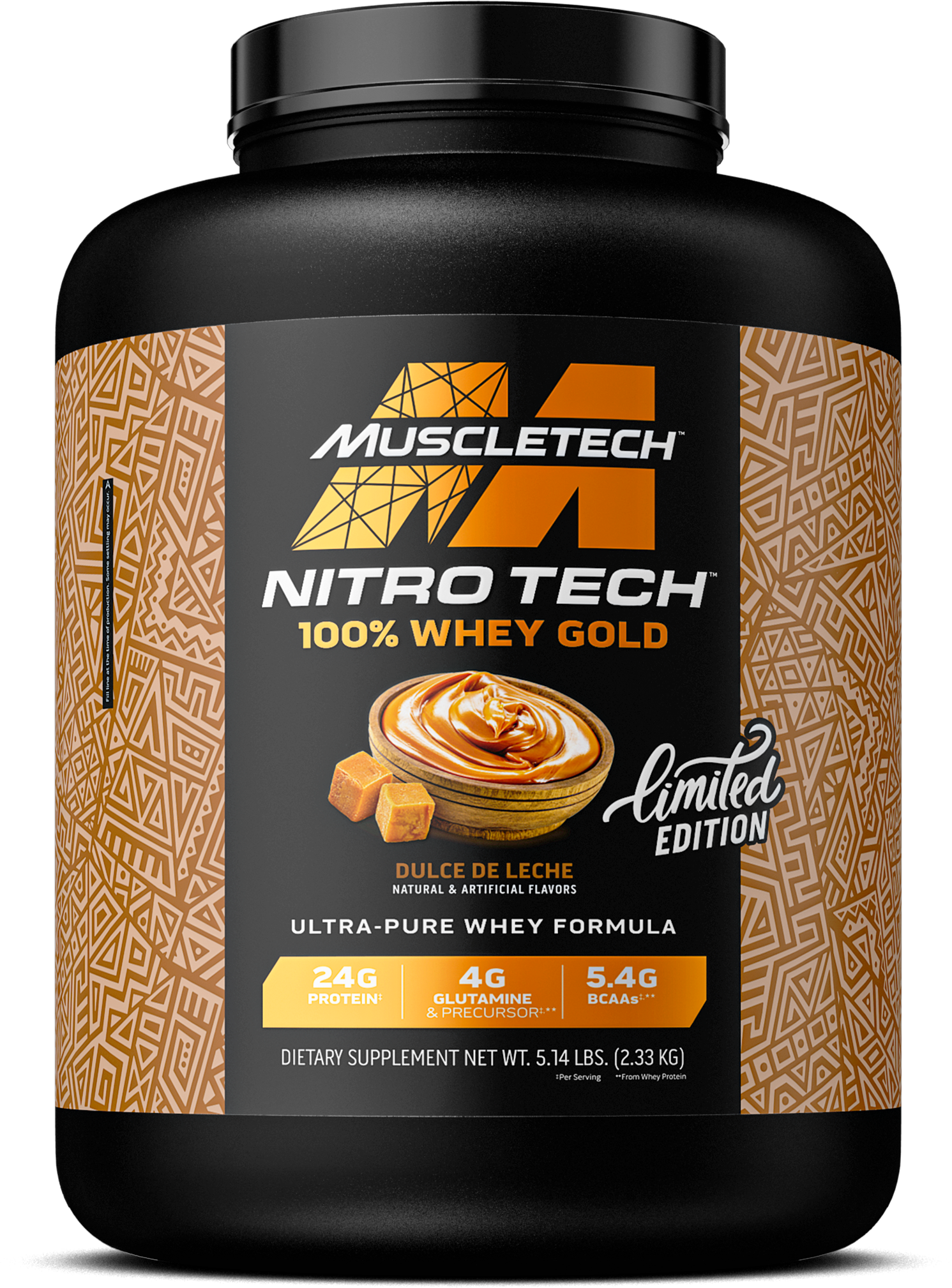 MuscleTech Nitro-Tech 100% Whey Gold Dulce de Leche