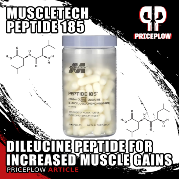 MuscleTech Peptide 185: Dileucine for More Muscle Protein Synthesis
