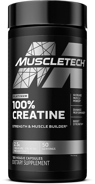 MuscleTech Platinum 100% Creatine Capsules