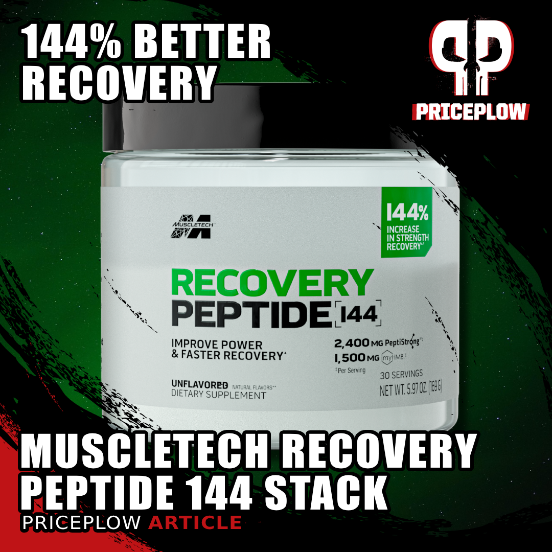 MuscleTech Recovery Peptide 144 Brings 144% Better Strength Recovery