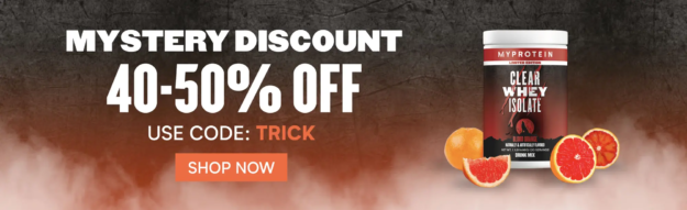 Myprotein Clear Whey Isolate Blood Orange Halloween