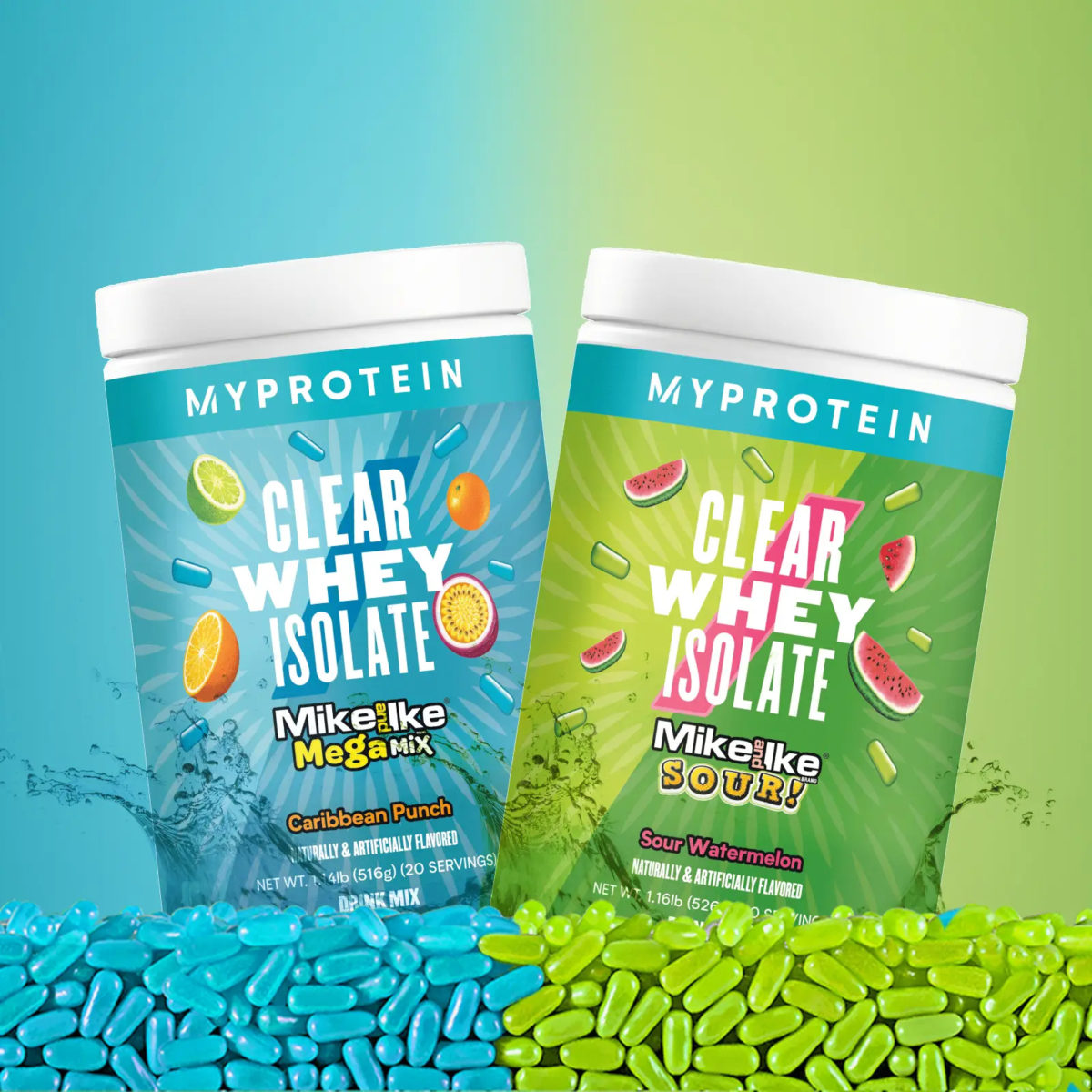 Myprotein Clear Whey Isolate Mike and Ike Caribbean Punch