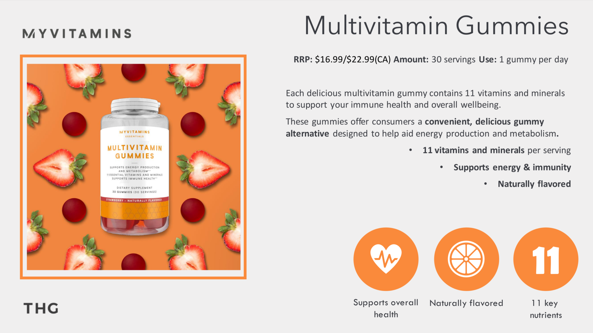Myprotein Multivitamin Gummies Naturally Flavored Multi