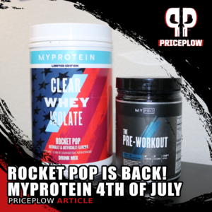 Myprotein’s 4th of July Bash:  Rocket Pop Clear Whey Isolate & The Pre-WorkoutMike RobertoThe PricePlow Weblog – Dietary Complement and Food regimen Analysis, Information, Critiques, & Interviews