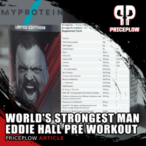 Myprotein The Pre Workout Eddie Hall