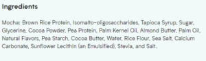 Myprotein Vegan Protein Bar Ingredients