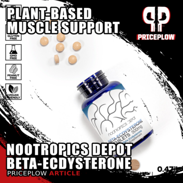 Nootropics Depot Beta-Ecdysterone: Plant-Based Muscle Support Through Estrogen Receptor Beta Activation