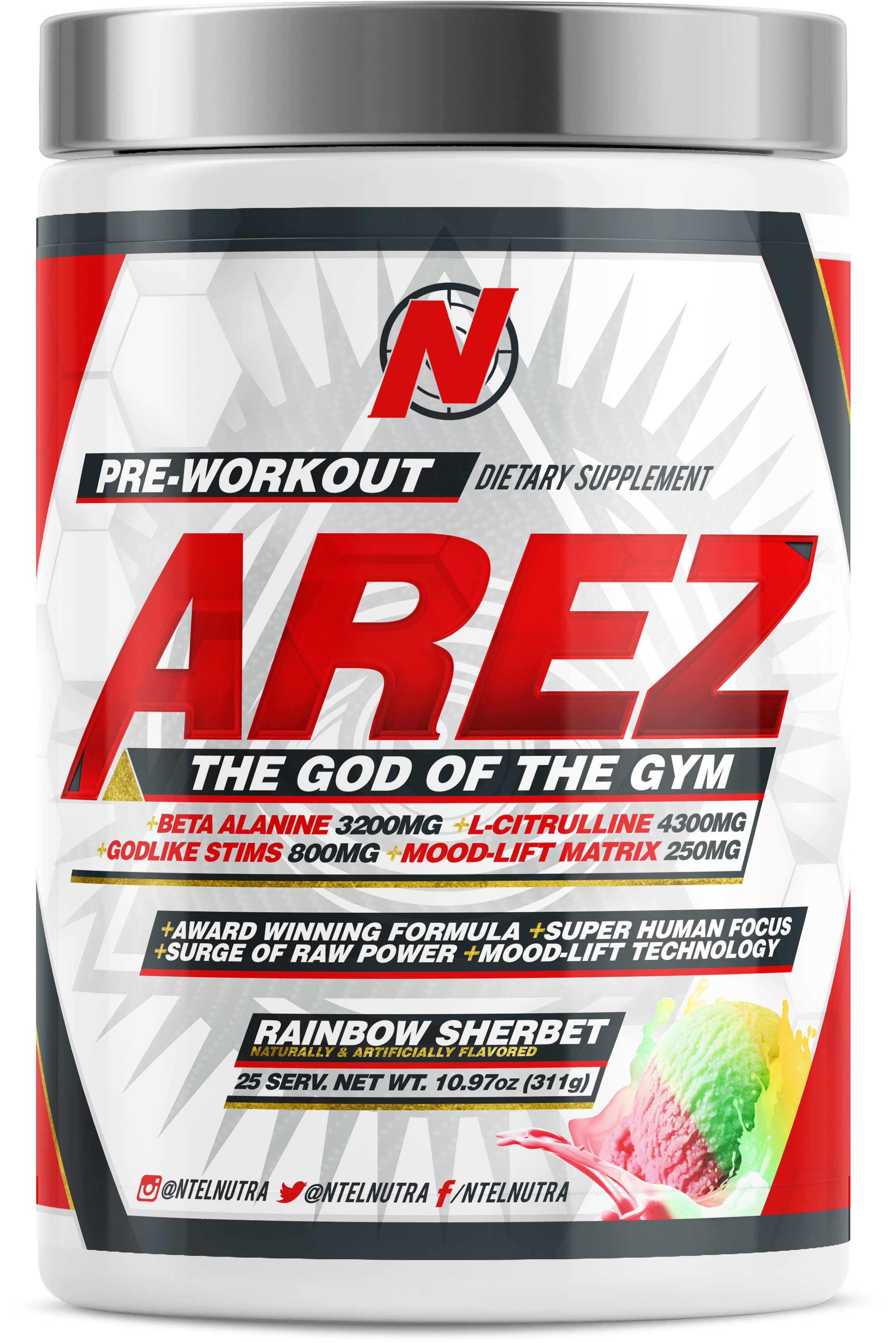 6 Day Arez god of the gym pre workout 
