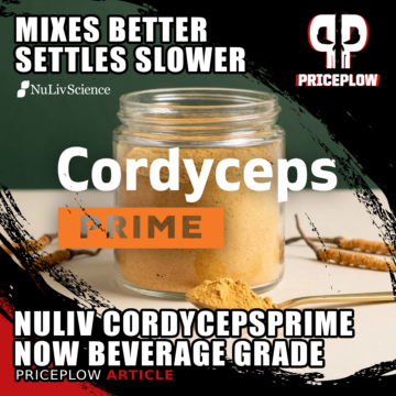 CordycepsPrime Beverage Grade: NuLiv's Founding Mushroom Is Now Made to Mix