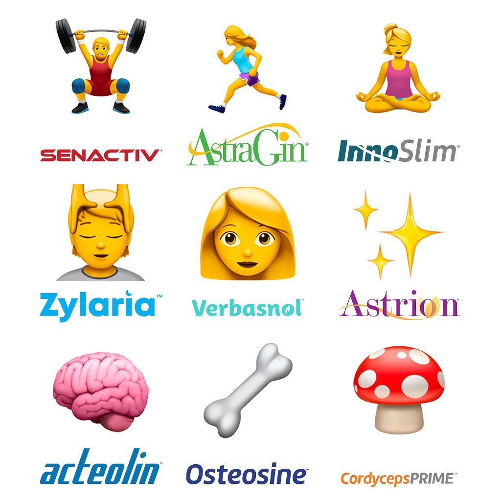 NuLiv Science Ingredients Emojis