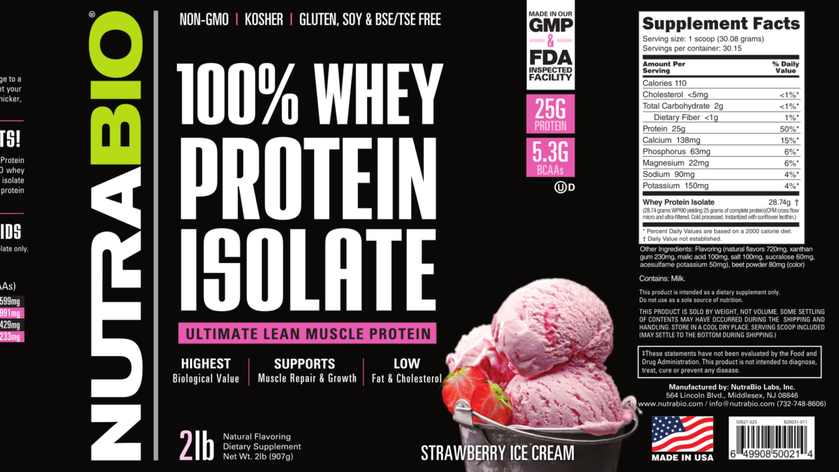 NutraBio 100% Whey Protein Isolate Review For Lean Muscle