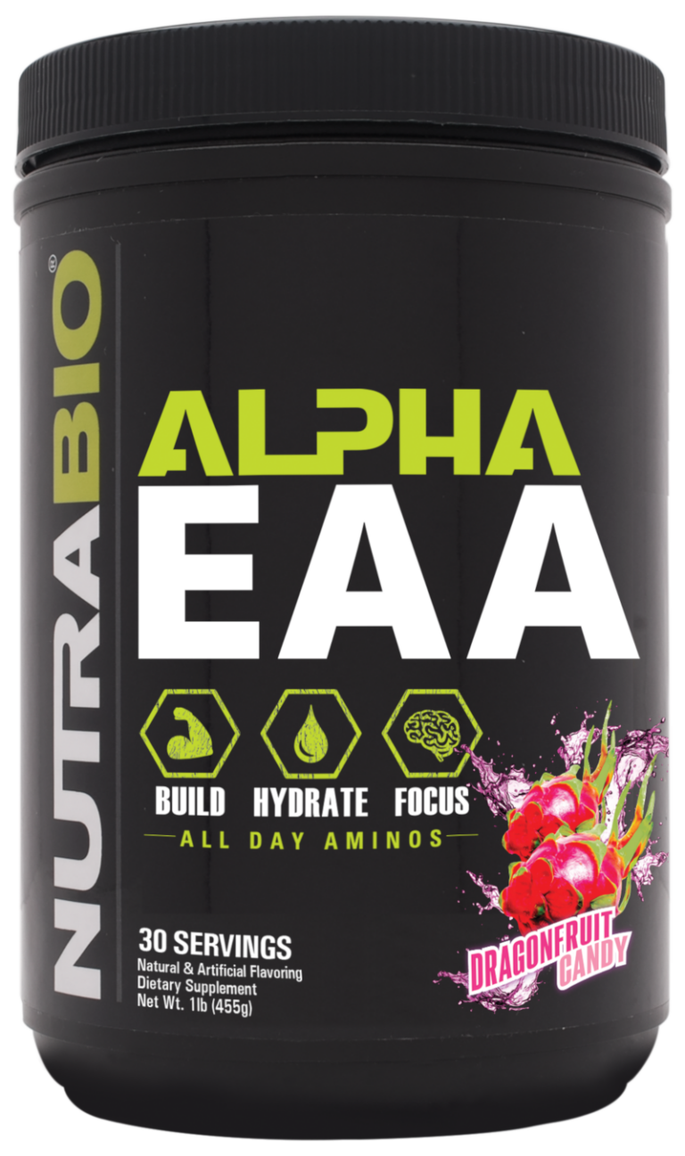 NutraBio Alpha EAA NootropicPowered Amino Workout Supplement