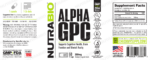 NutraBio Alpha GPC Label