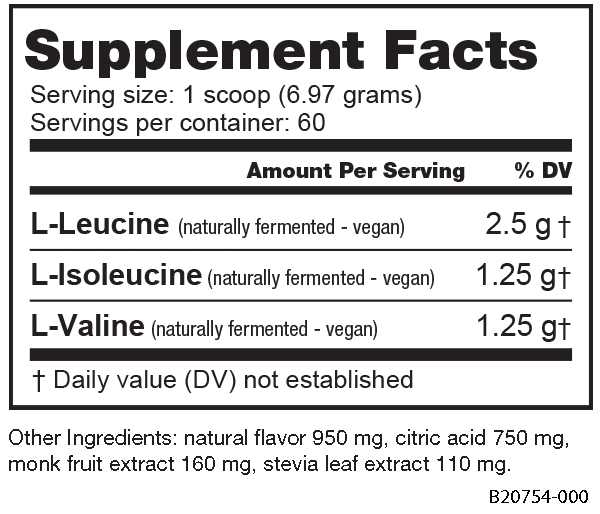NutraBio BCAA Natural Powder No Artificial Nonsense!