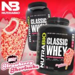 NutraBio Classic Whey Strawberry Shortcake