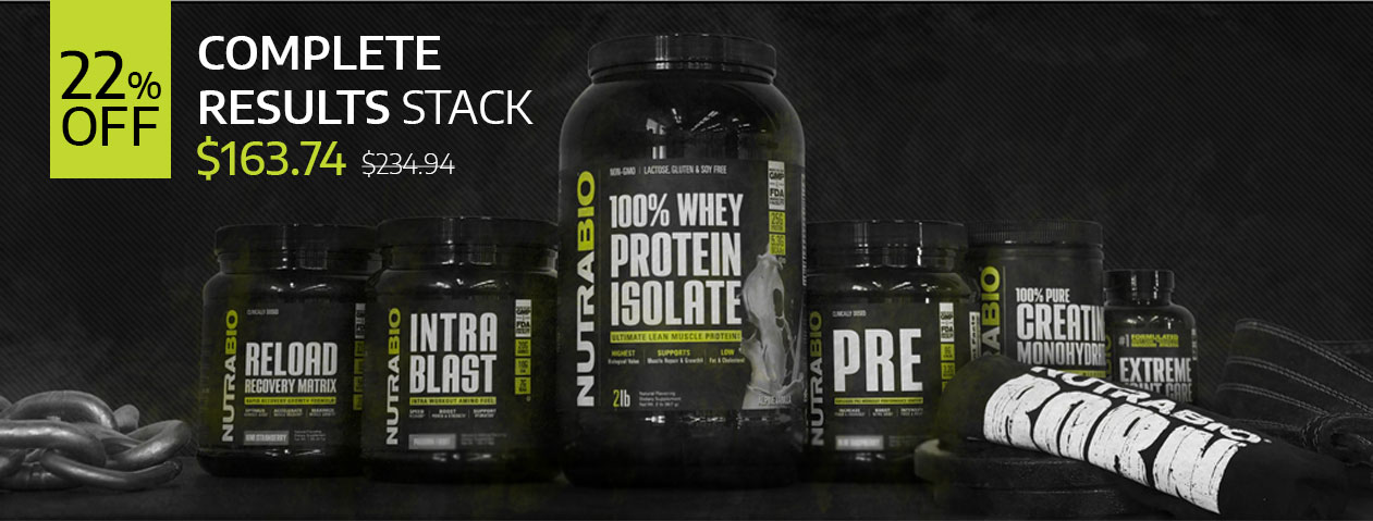 NutraBio Complete Results Stack