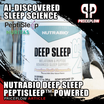 NutraBio Deep Sleep: Peptide-Powered Sleep Aid Using PeptiSleep™
